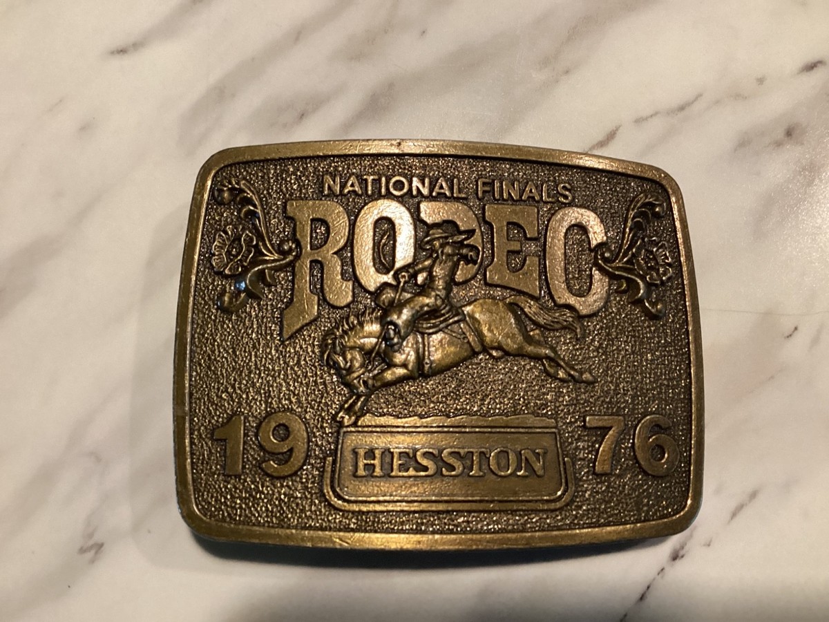 Finals Hesston Buckles Hesston National Finals Rodeo NFR 1985 Belt