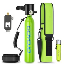 0.5L Mini Scuba Tank 6-12 Minutes Portable Small Lung Tank Kits with 3000 PSI