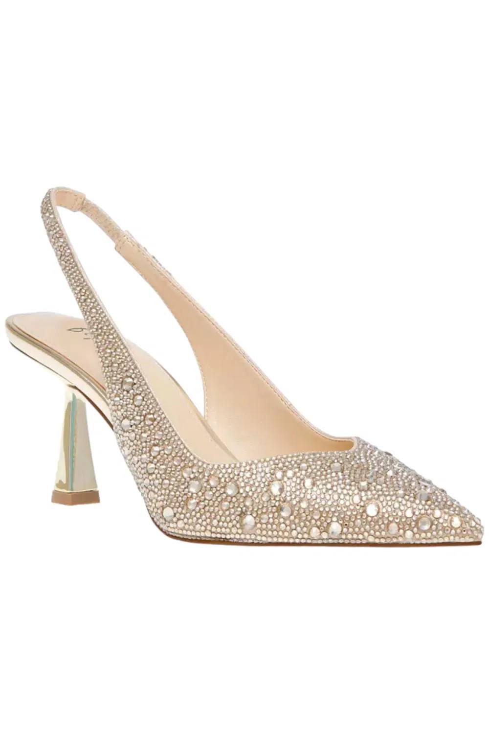 Betsey Johnson Women's Clark Slingback Evening Pumps Light Gold