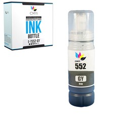 Compatible Epson 552 Gray Ink Bottle for Epson EcoTank ET-8500 and ET-8550