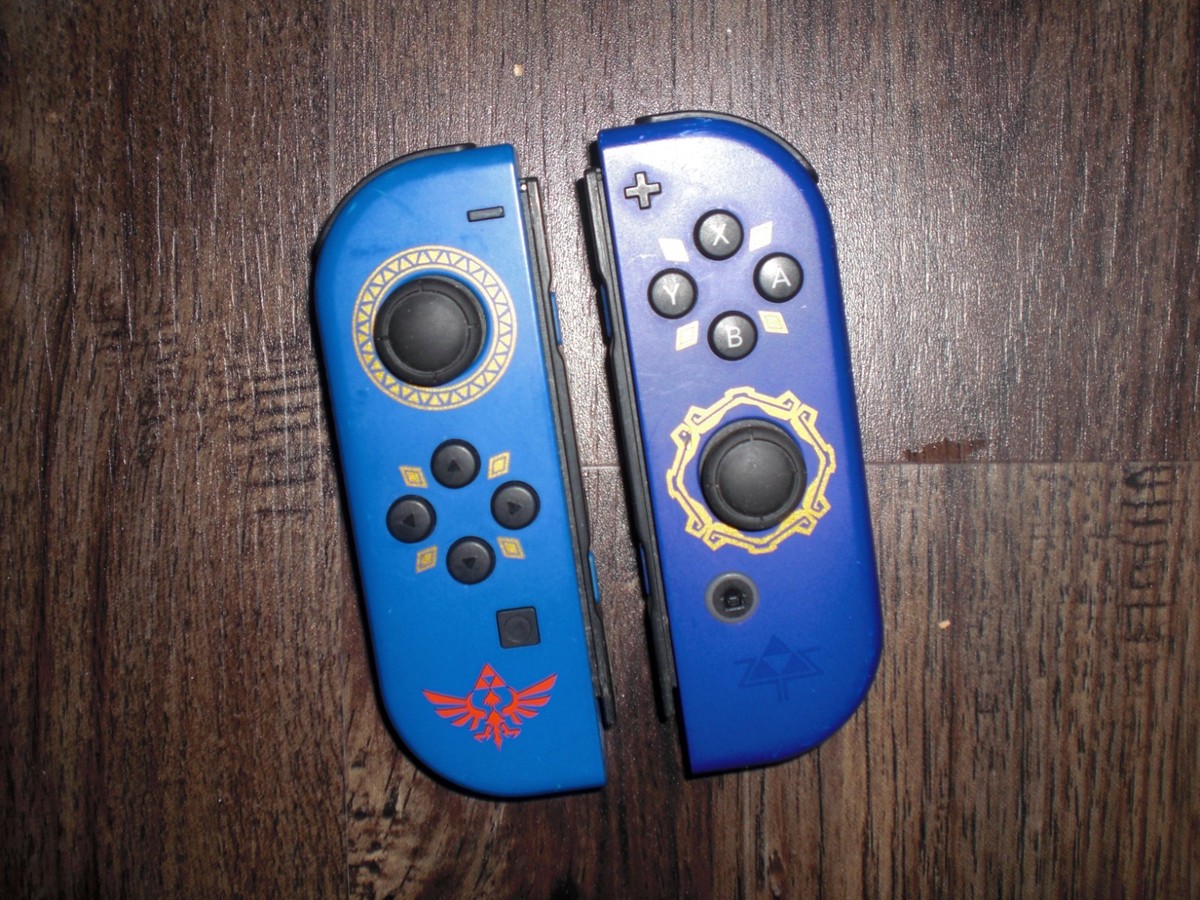 OEM Nintendo Switch Joy Con Pair The Legend of Zelda Skyward Sword