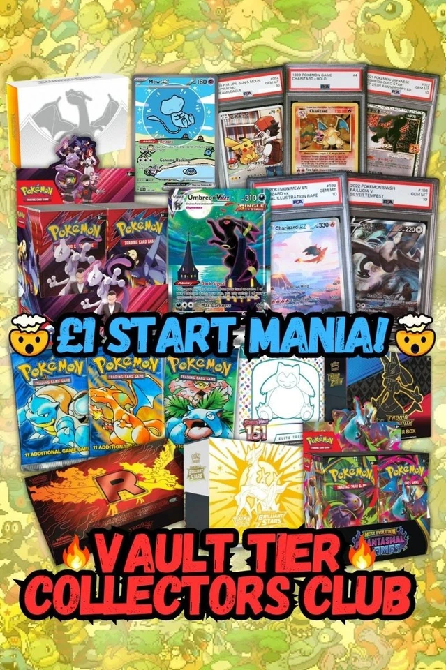 🔥VAULT TIER! £1 HIGH-END SEALED & GRADED🔥