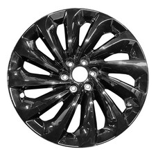 22x9.5 12 Spoke Refurbished Aluminum Wheel Painted Gloss Black 560-10254