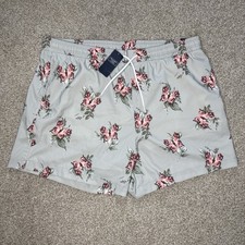 NWT New Abercrombie  Fitch Swimming Shorts Men's XLarge Stretch Lined Butterfly
