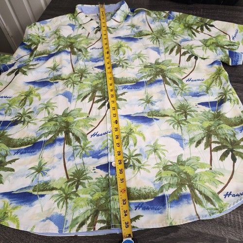 Tommy Bahama Hawaiihemd Herren 3XLT Tall Coconut Point Palm Tree Island Knopf - Bild 11 von 11