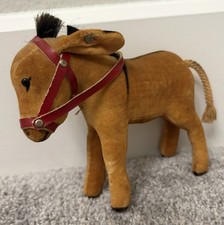 Vintage Steiff Velveteen Esel Donkey 1950 s