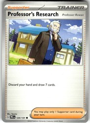 Professor's Research [Professor Rowan] 124/131 Prismatic Evolutions Common