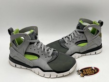 RARE Nike Huarache Basketball 2012 Gray Neon Green 488054-030  Mens Size 8‎ Size 8 - Nike Air Huarache BBall 2012 Gray for sale online  main image 4