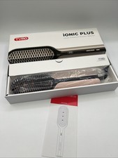 TYMO Ionic Plus Hair Straightening Pink Brush - Ceramic - 16 Temps - Flat Iron .
