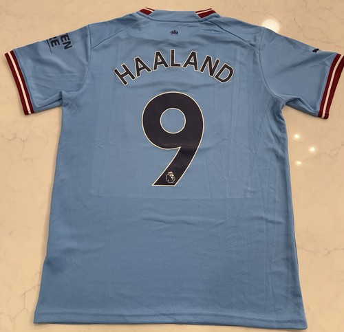 Erling Haaland Manchester City 2022-23 Home Replica Jersey - Size L - PL - NEW