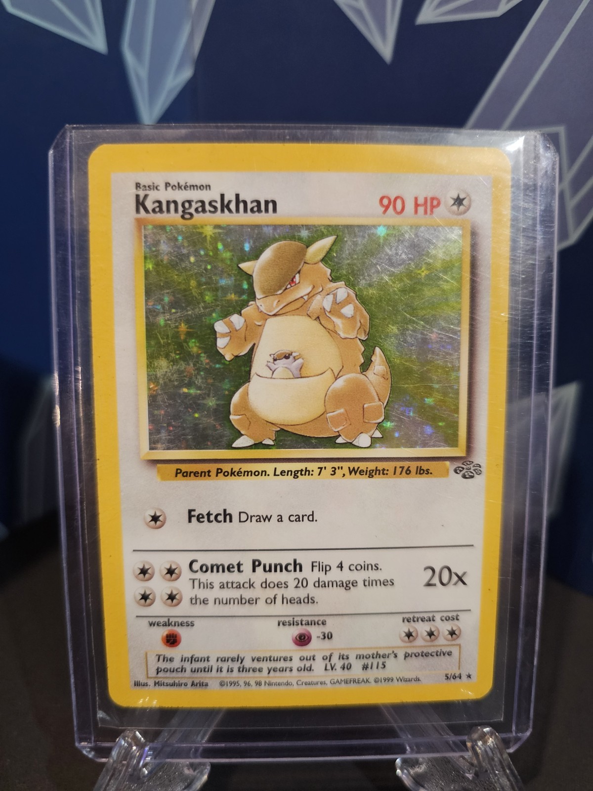 Kangaskhan #5/64 Jungle Unlimited Vintage- Pokémon Lp-