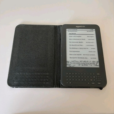Amazon Kindle Keyboard 3rd Gen 6GB Wi-Fi 6in Black eBook Reader w/ Keyboard