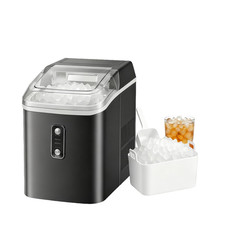 Nugget Ice Makers Countertop, Portable Nugget Ice Machine, Ready in 6 Mins, 24Lb