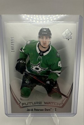 2021-22 SP Authentic - Future Watch Jacob Peterson #173 /999 (RC)