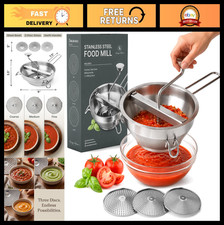 Stainless Steel Food Mill for Tomato Sauce, Applesauce, Baby Food & Canning - 3