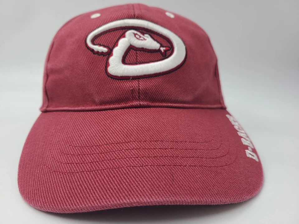 Arizona Diamondbacks TEI Adjustable Hat Cap AZ Men Women MLB Baseball Red White - Image 2 of 4
