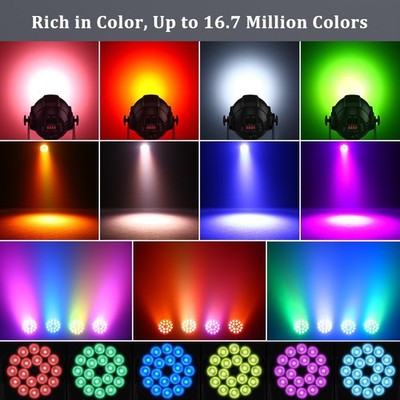 270W RGBW 18 LED Par Licht DMX Bühne Disco Beam Party Licht Uplight Waschlicht