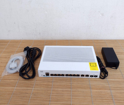 Cisco CBS350-8T-E-2G 8 x Gigabit Ethernet 2 Gigabit copper/SFP combo ports