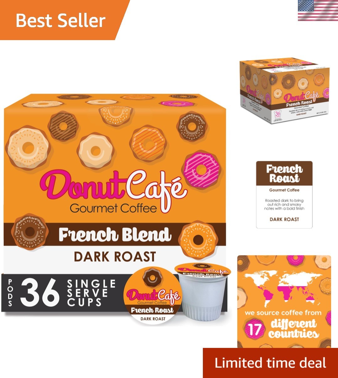 Convenient Gourmet Coffee Pods for Keurig K-Cup Brewers - 100% Arabica, 36 Count