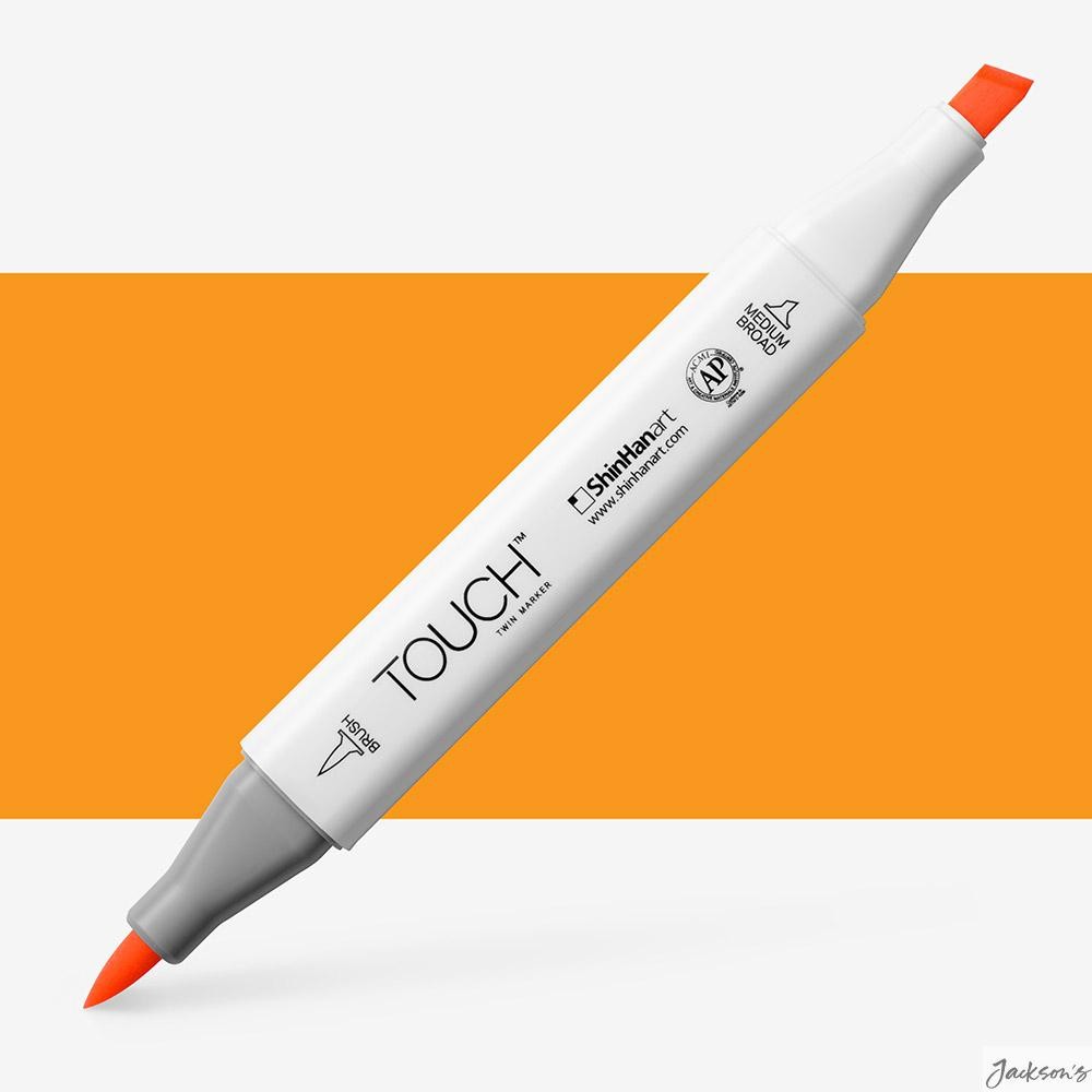 ShinHan Touch Twin Brush Pen Alcohol Marker Marigold YR24 For Illustration
