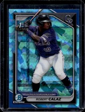 2024 Bowman Sapphire Robert Calaz Chrome 1st Prospect #BCP-131 Rockies
