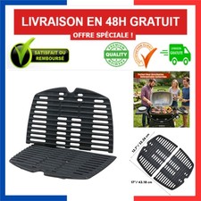 Denmay Grille de cuisson en fonte pour barbecue Weber Q100 Q1000 Q1200 Q1400 -