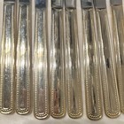Gibson Stainless Steel Dinner Knife Serrated Beaded Handle Glossy Silver — photo 2