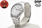 Vintage [ EXC+4 ]  Seiko SQ Quartz 5Y23-8A11 A4 Men’s Watch Day Date White Dial