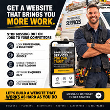 Professional Website for Builders, Plumbers & Electricians – Get More Enquiries
