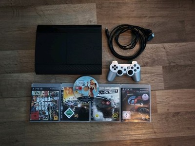 Sony PlayStation 3 Super Slim 500GB Spielkonsole - Schwarz