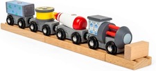Bigjigs Rail Space Train  - 4pcs Wooden Trains, Kids Railway Brand New