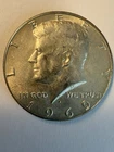 1969-D KENNEDY 40% SILVER HALF DOLLAR MINT SET COIN Circulated