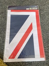 Thick paper Union Jack Tablecover tablecloth  110cms x 160 cms  pack of  4