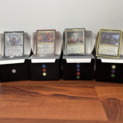 Magic The Gathering: Commander Masters Decks - set of 4; English, sleeved, NM/M