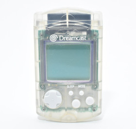 Sega Dreamcast Controller Clear Visual Memory Set Box Tested Rare 2001 LE Japan