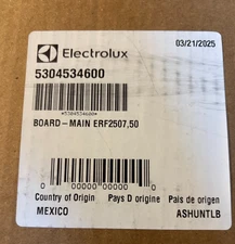 Frigidaire Control Board-Main Erf2507 - 5304534600 Genuine OEM
