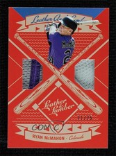2019 Panini Leather & Lumber and Dual Jersey/Glove 21/25 Ryan McMahon 00jz