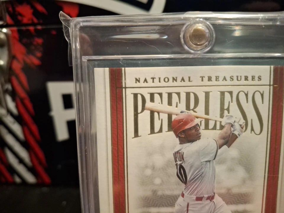 2024 National Treasures Justin Upton Peerless Auto/99 Diamondbacks Ar1Zona Foto 3 de 4