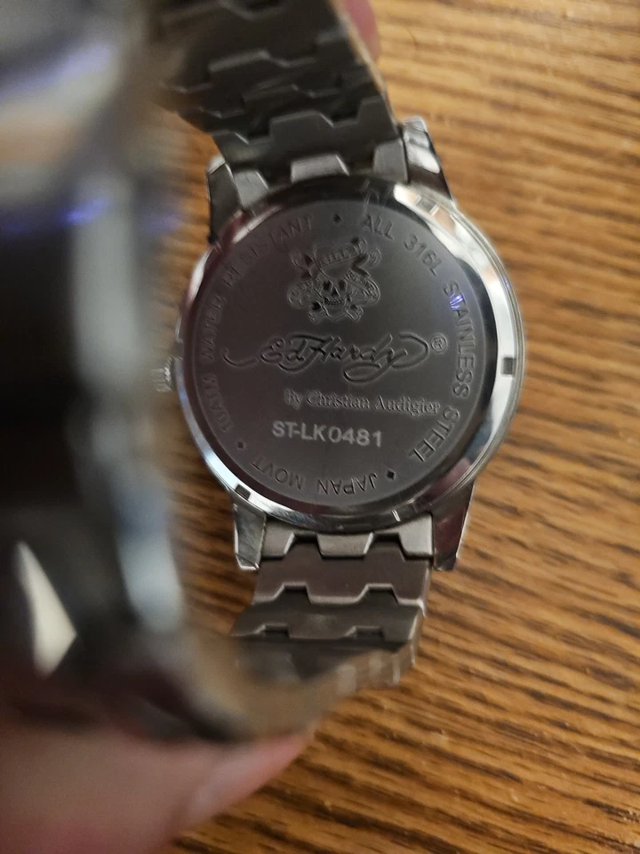 Rare Ed Hardy Love Kills Slowly watch men - Image 3 of 3