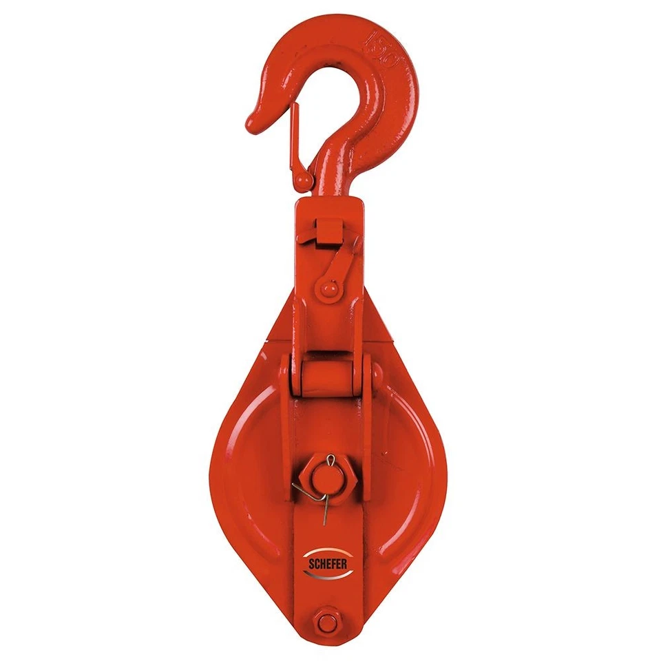 Schefer Drahtseilkloben DSK Premium Tragkraft bis zu 5t Seilrolle Umlenkrollen