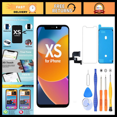 iPhone Xs Screen Replacement 5.8'' LCD Display Touch Digitizer Full Assembly Kit,