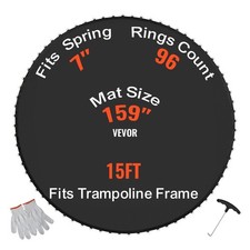 Vevor Replacement Trampoline Mat Jumping Mat Fits 15Ft Frame Universal Jumping