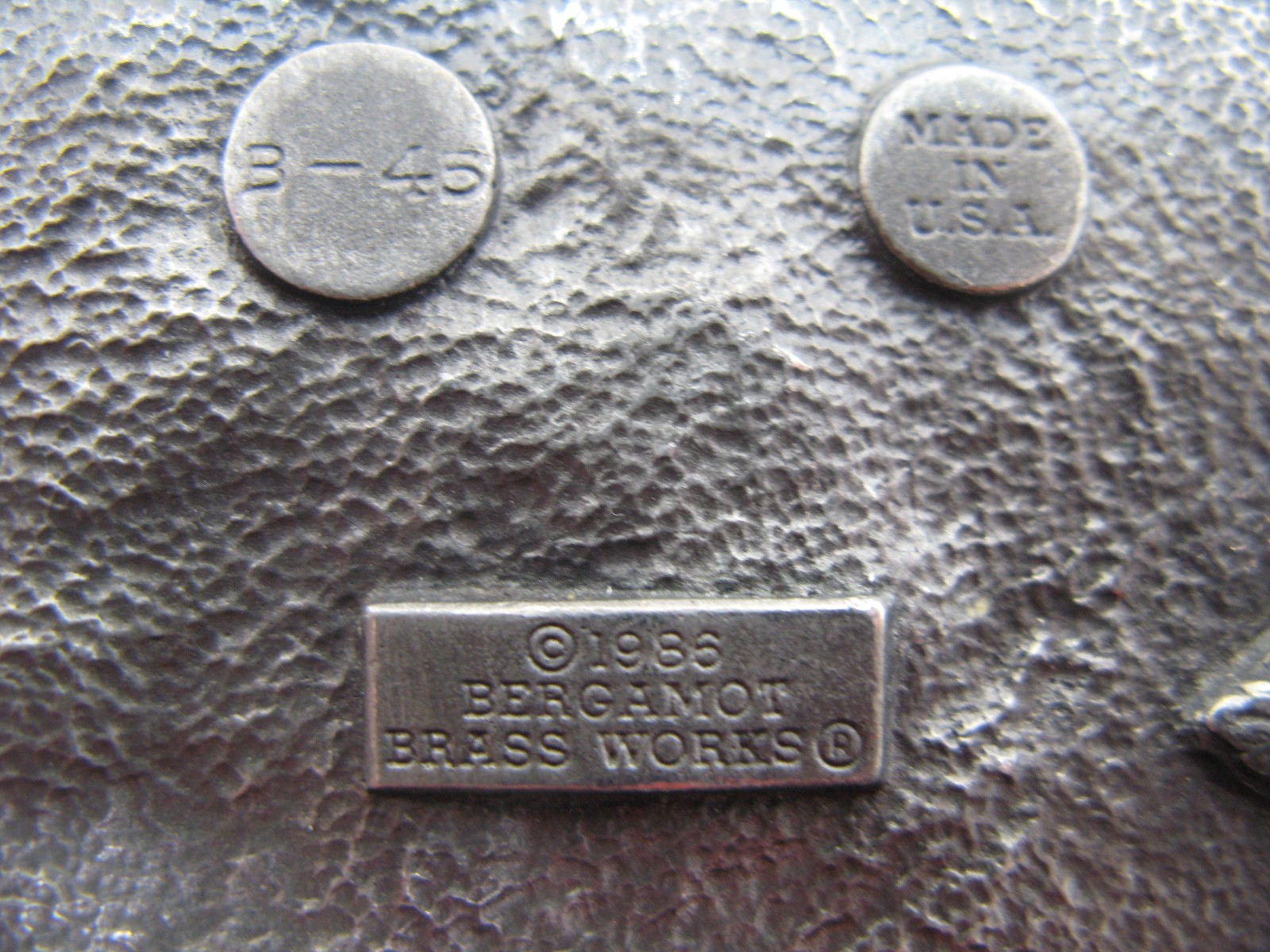 The Right To Keep and Arm Bears - Red Enamel Belt Buckle - Bergamot Brass Works