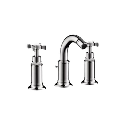 Hansgrohe Axor Montreux Widespread Brushed Nickel Bidet Faucet 16523821