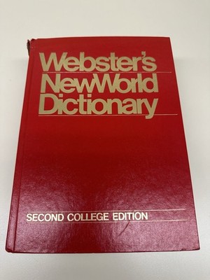 Vintage Websters new world dictionary Second College Edition