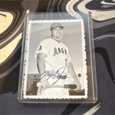 Topps 1969 Deckle Edge Mike Trout #1 Angels Autographed Limited Edition