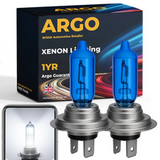 H7 Xenon White Headlight Bulbs 100w Super 6000k Bright Halogen Light Bulb 12v