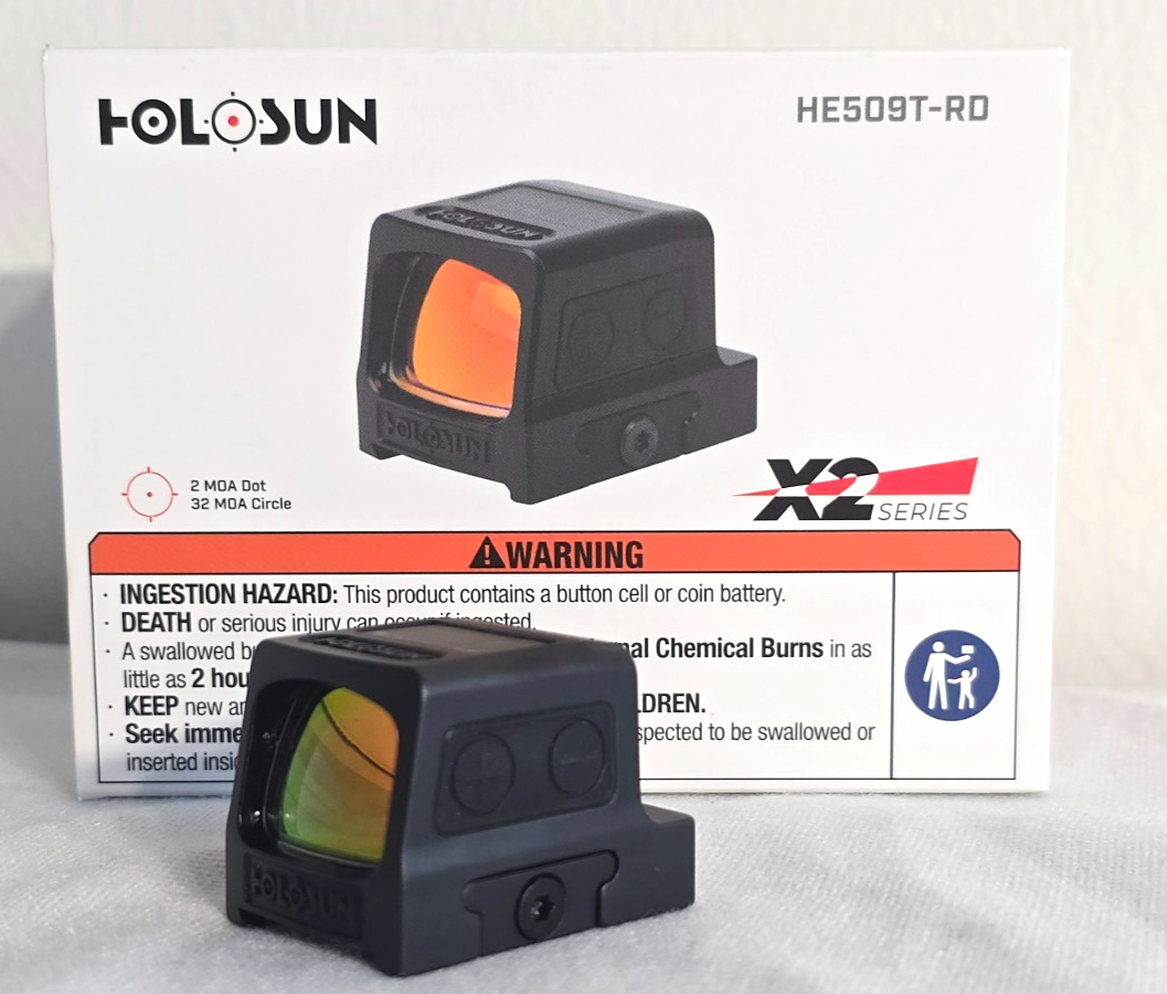 HOLOSUN HE509T-RD X2 Open Reflex Dot Sight - Red Reticle for sale