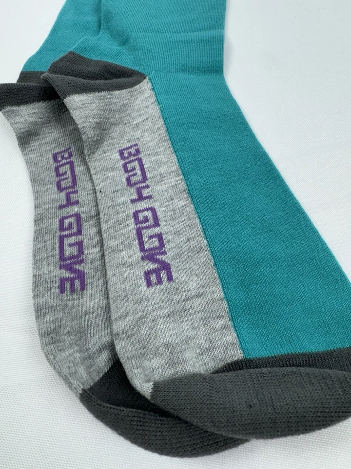 Body Glove Hombre’s Crew Calcetines Informales Funky Azul Teal Púrpura Gris Talla 10-13 NUEVO Foto 3 de 3