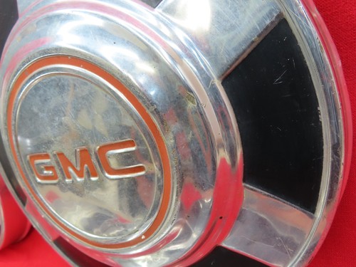 (4) VTG 1973-86 GMC 3/4 1 TON TRUCK 12 DOG DISH POVERTY HUBCAP C20 C30 - Picture 11 of 23
